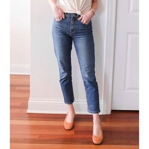 Everlane Women's Straight Leg Jeans in Denim Blue